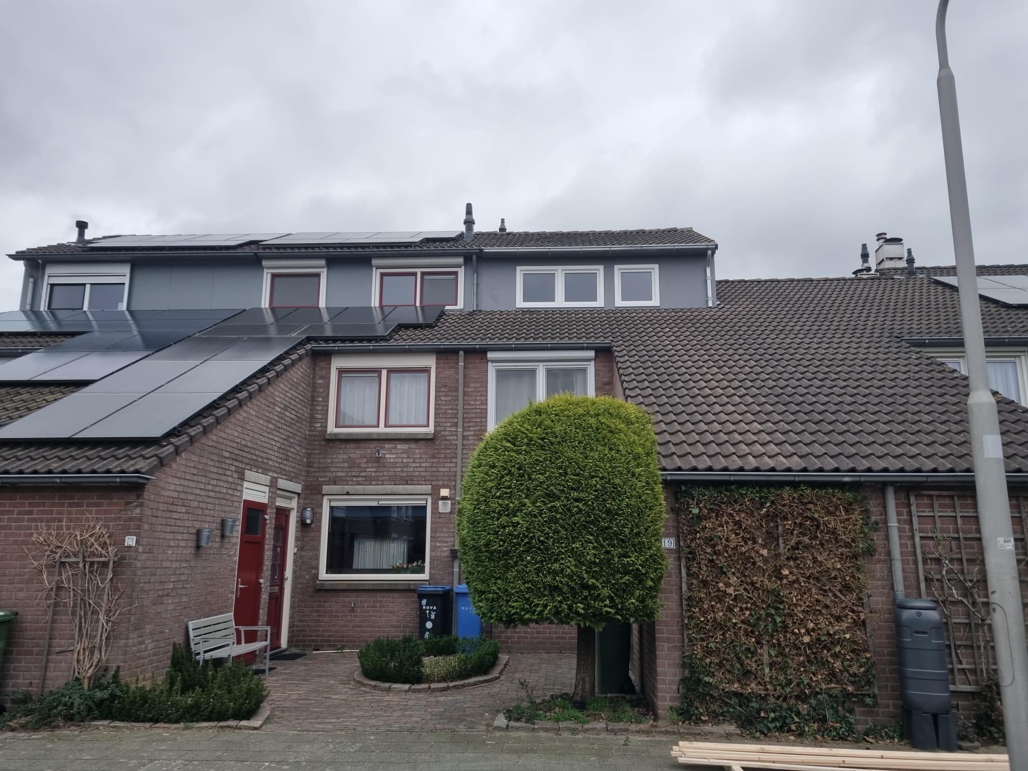 Dakopbouw over de volle breedte van een rijtjeswoning